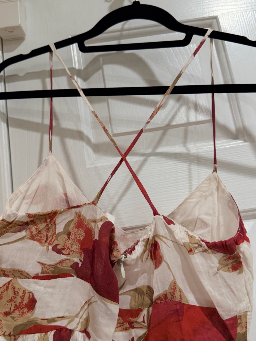 Speechless Y2K White Mini Dress with Red Rose Print - Picture 5 of 6
